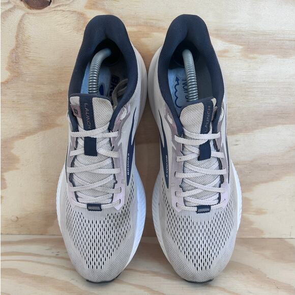 Brooks - Launch 8 - Running Shoes - Gray/Pink - Women's - 11(B) - 1203451B653 - Picture 7 of 9